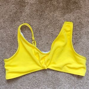 Yellow Bathing Suit Top